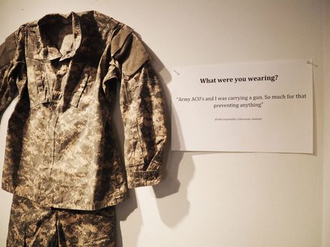 After going viral last fall, ‘What Were You Wearing?’ exhibit returns to KU; display challenges victim blaming | News, Sports, Jobs - Lawrence Journal-World: news, information, headlines and events in Lawrence, Kansas What Were You Wearing, What Were You Wearing Exhibit, Black Nezuko, Society Problems, Lawrence Kansas, Women Photography, Art Exhibit, Workout Chart, Going Viral