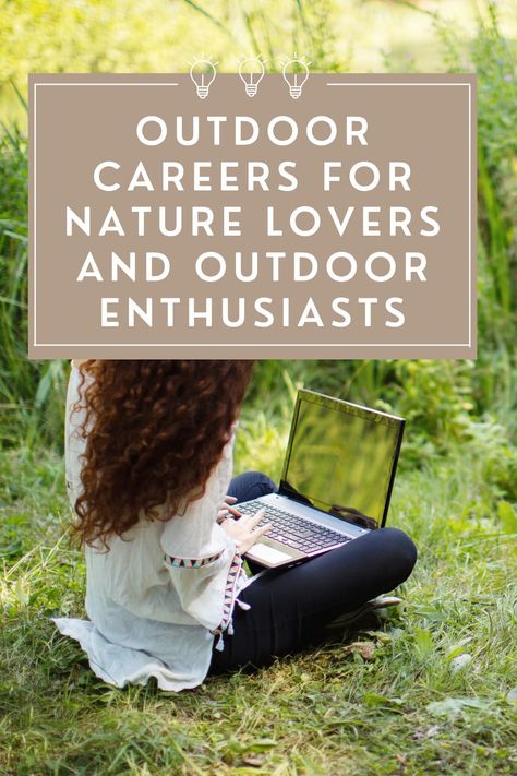 Nature Hobbies, Outdoorsy Lifestyle, Environmental Jobs, Horticulture Therapy, Jobs Ideas, Switching Careers, Outdoor Jobs, Nature Therapy, Life After High School