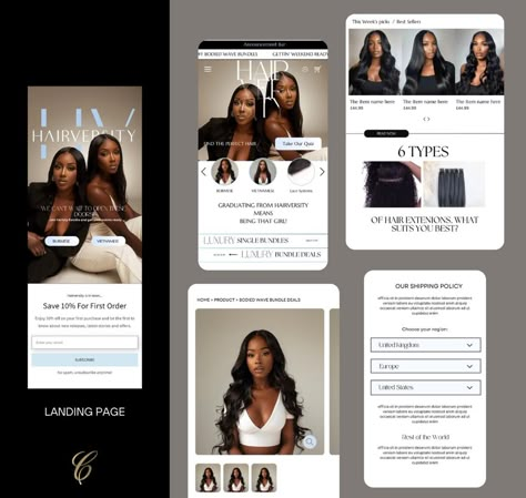 The hair industry is on a revamp bonanza right now to seems! I love how different each brand is. It was nice to work with a little bit of colour with The Hairversity. Web design is an investment in the end. So much more time can be focused on your products and community Why don’t we have a chat ☺️ #hairbranding #hairbrand #hairbusinessstartup Hair Product Branding Design, Hair Business Flyer, Hair Website Design Inspiration, Wig Business Ideas, Makeup Artist Cards, Hair Business Ideas, New Business Plan, Business Ideas For Women Startups, Wig Business