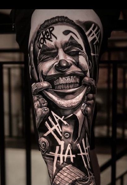 Gangsta Clown Tattoo, Gangster Clown, Avengers Tattoo, Clown Tattoo, Avengers, Tattoos, Drawings, Pins, Quick Saves