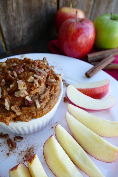 Peanut Butter Pumpkin Spice Dip • Conference Snacks, Pumpkin Spice Dip, Faithful Plateful, National Moon Day, Pumpkin Dip Recipe, Moon Day, Pumpkin Dip, Peanut Butter Pumpkin, Peanut Butter Honey