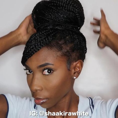 7 Ways to Style Knotless Braids [Video] | Hair styles, Big box braids hairstyles, Natural hair styles Long Knotless Braid Styles, How To Pack Knotless Box Braids, Knotless Box Braids Packing Styles, Styling For Knotless Braids, Hat With Knotless Braids, How To Pack Braided Hairstyles, Knotless Braids Hairstyles For Office, Hairstyles For Already Braided Hair, Ways To Pack Your Braids