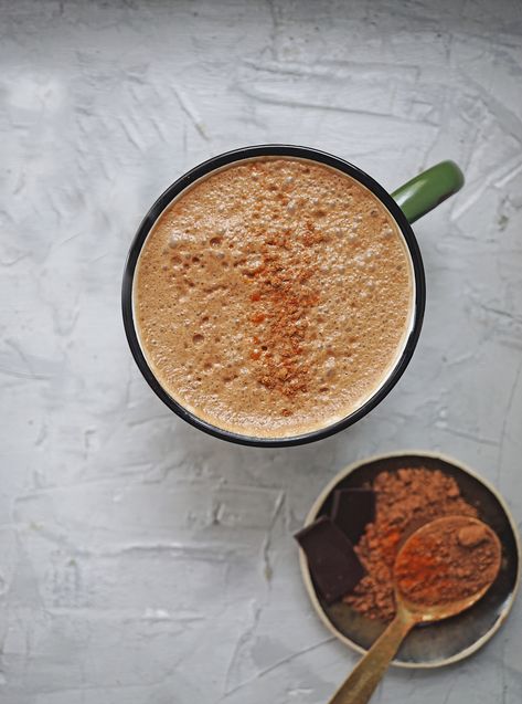 Mayan Mocha Coffee Recipe | Breakfast Criminals Mocha Powder Recipe, Superfood Coffee Recipe, Coconut Oil Coffee Creamer, Mocha Coffee Recipe, Mocha Latte Recipe, Mocha Creamer, Coconut Oil Coffee Recipe, Superfood Coffee, Coffee Recipe Healthy