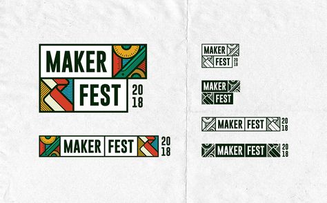 Maker Fest Logo on Behance Event Organizer Logo, Luxe Logo, Conference Branding, Music Festival Logos, Conference Logo, Charity Logos, Festival Logo, Desain Editorial, Campaign Logo