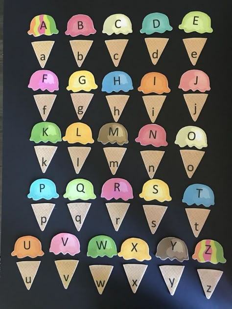 Matching Upper And Lower Case Letters, Alphabet Upper And Lower Case, Felt Games, Kindergarten Alphabet, Sharp Scissors, Fall Arts And Crafts, Preschool Classroom Decor, Book Business, Preschool Activities Toddler