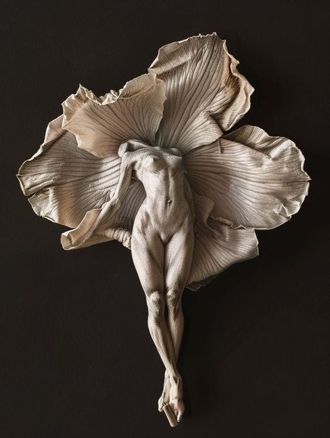 Feminine Beauty Art, Femininity Art, Female Artworks, Nature Forms, Female Sculpture, Blossoming Flower, Natural Form Art, Flower Sculpture, Female Artwork