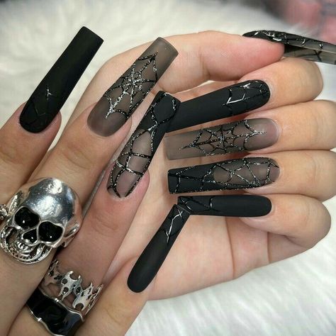 Gothic Acrylic Nail Designs, Gothic Nails Acrylic, Gothic Nail Art, Quince Themes, Gothic Nails, Dark Nails, Nails Acrylic, Acrylic Nail Designs, Quince