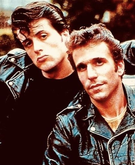 The Lords Of Flatbush, Happy Days Tv Show, Fonzie Happy Days, Henry Winkler, The Fonz, Throwback Photos, Classic Film Stars, Throwback Pictures, Vintage Television