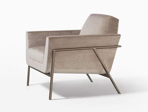 HOLLY HUNT: Arm Chair Design, Luxury Armchair, Poltrona Design, Modern Arm Chair, Single Arm Chair, Mid Century Lounge, Mid Century Lounge Chairs, Holly Hunt, Lounge Chair Design