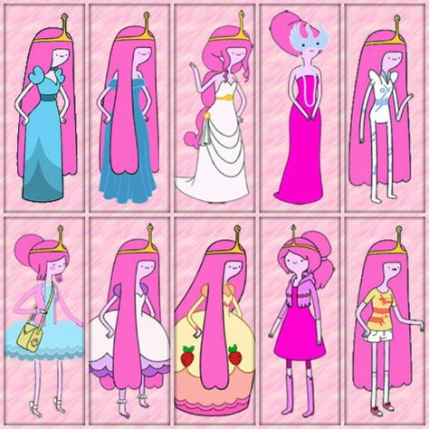 Bubblegum Princess Princess Bubblegum Hairstyles, Princess Bubblegum Drawing, Princess Bubblegum Pfp, Princess Bubblegum Outfits, Princess Bubblegum Costume, Marceline Outfits, Finn And Princess Bubblegum, Princess Bubblegum Cosplay, Adventure Time Clothes