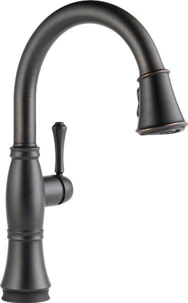 Delta Faucet 9197T-RB-DST Cassidy, Single Handle Pull-Down Kitchen Faucet with Touch2O Technology, Venetian Bronze Oil Rubbed Bronze Kitchen Faucet, Oil Rubbed Bronze Kitchen, Bronze Kitchen Faucet, Rubbed Bronze Kitchen, Delta Cassidy, Touch Kitchen Faucet, Delta Kitchen Faucet, Upper House, House Remodeling