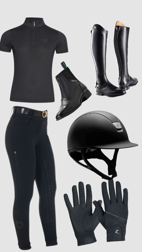 tenue cavaliere Outfit Equitation, Black Heart Equestrian Outfits