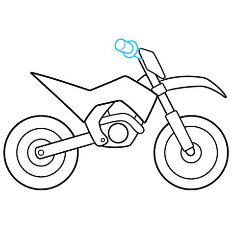 Dirt Bike Drawings Easy, Easy Motorbike Drawing, Motorcycle Drawing Easy, Bike Drawing Easy, Drawing Motorbike, Motorbike Drawing, Custom Beer Pong Tables, Graffiti Books, Motorcycle Drawing