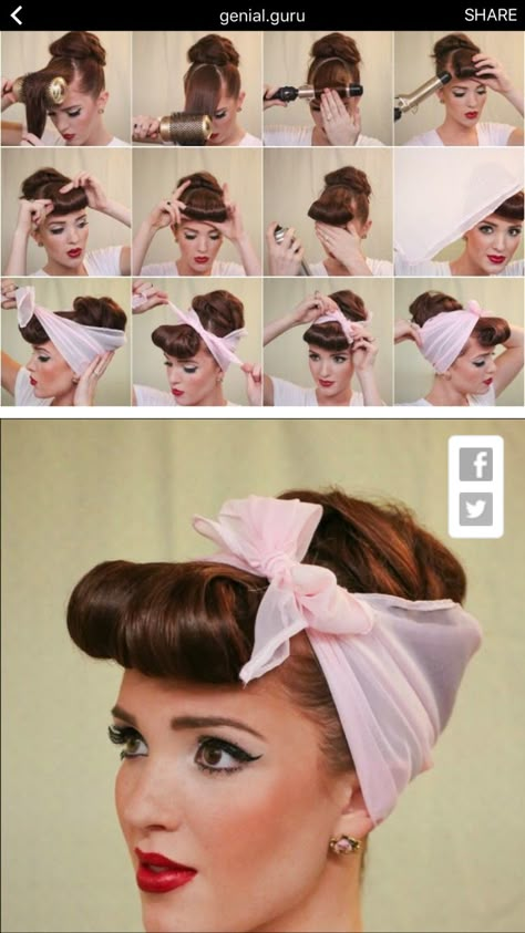 1950s Housewife Hairstyles, 50s Halloween Costumes, Housewife Costume, Pinup Costume, Cabelo Pin Up, 50s Housewife, 50s Costume, 50s Hairstyles, 1940s Hairstyles