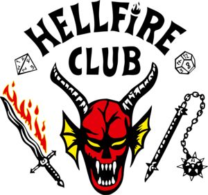 The Hellfire Club, Stranger Things Logo, Hellfire Club, Hell Fire, Club Logo, Stranger Things Wallpaper, Stranger Things Season, Svg For Cricut, Club Design