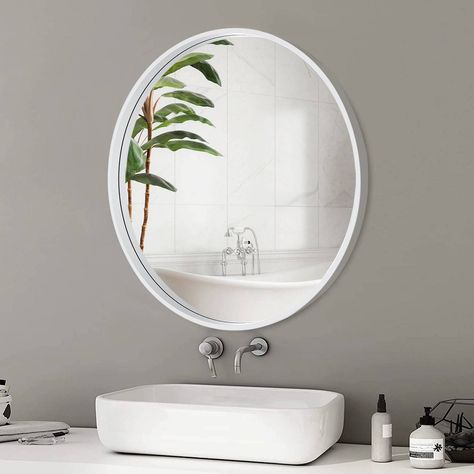 White vanity bathroom