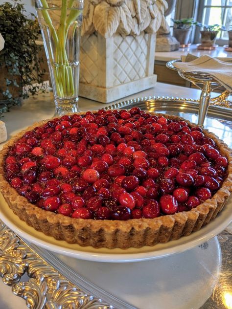 Martha Stewart Cranberry Tart, Martha Stewart Pies, Pecan Pie Recipe Martha Stewart, Martha Stewart Pumpkin Pie, Cranberry Tart Recipe, Martha Stewart Thanksgiving, Savory Desserts, Autumn Aura, Cranberry Tart