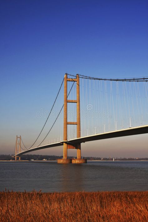 Hull England, Graphic Design Portfolio Cover, Running Inspiration, Suspension Bridge, Golden Gate Bridge, Art Projects, Royalty Free Stock Photos, Bridge, Stock Images