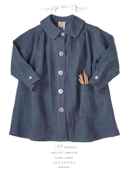 artist smock Artists Smock, Smock Pattern, Craft Smock, Artist Smock, Dapper Outfit, Art Smock, Denim Art, Dusters