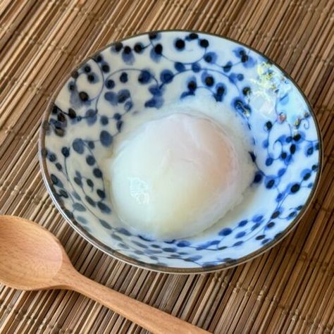 Onsen Tamago Recipe Tamago Recipe, Onsen Tamago, Onsen Egg, Seafood Rice, Pork Noodles, Pickled Cabbage, Cooking 101, Soft Boiled Eggs, Japanese Cooking