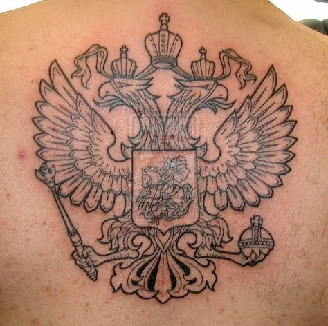 Coat Of Arms Tattoo, Russian Symbols, Russian Eagle, Microphone Tattoo, Symbols Tattoos, Small Wave Tattoo, Russian Tattoo, Flag Tattoo, Eagle Tattoos