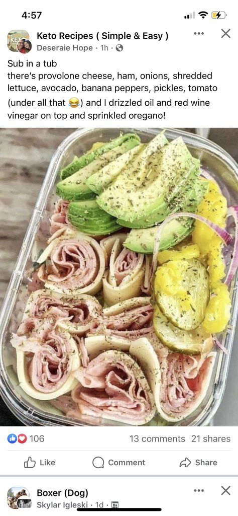 Banana Peppers, Free Keto Meal Plan, Avocado Banana, Easy Healthy Meal Prep, Prepped Lunches, Shredded Lettuce, Provolone Cheese, Stuffed Banana Peppers, Lunch Meal Prep