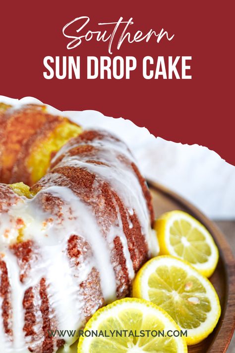 Sundrop Cake Recipe Easy, Sundrop Pound Cake Recipes, Sun Drop Pound Cake, Sun Drop Cake Recipe, Cherry Lemon Sundrop Pound Cake Recipe, Sun Drop Cake, Summer Bundt Cake, Cherry Lemon Sundrop Pound Cake, Cherry Lemon Sundrop Cake Recipe