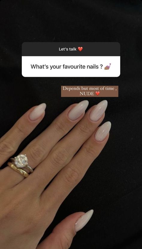 Almond Clean Nails, Russian Manicure Almond Nails, Milk Nails Almond, Milk White French Tip Nails, Milk Almond Nails, Milk White Almond Nails, Clean Almond Nails, Almond Nails Milky White, Clean Acrylic Nails