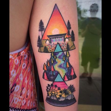 Fun little music festival scenes on my great friend Jordan. Top-Summerset, Electric Forest, Coachella. Very unique idea. ✨ #festival #music #tattoo #coachella #summerset #electricforest Edm Tattoo, Music Festival Camping, Music Tattoo Sleeves, Festival Friends, Music Tattoo Designs, Festival Music, Electric Forest, Great Friend, Music Tattoo