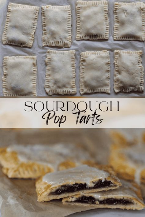 Homemade Sourdough Pop Tarts with Jam Filling 4th Of July Desserts Sourdough, Sourdough Discard Pop Tarts, Sourdough Pop Tarts, Sourdough Snacks, Thick Trim, Sourdough Starter Discard, Dough Whisk, Recipe Using Sourdough Starter, Poptart Recipe