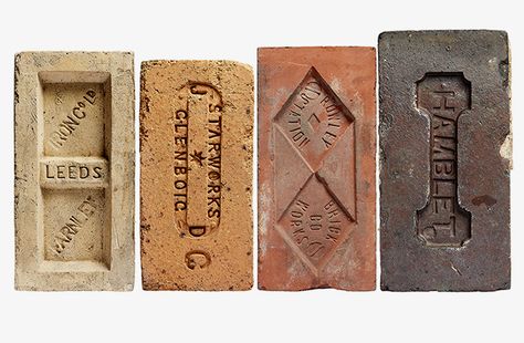 Patrickfry-brickindex-publication-itsnicethat-list Old Bricks, Its Nice That, Elements Of Design, Brickwork, History Lessons, Reception Areas, Calling Cards, Building Materials, Makers Mark