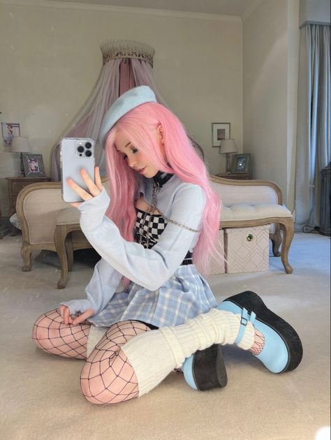 #egirl #pink #cute #kawaii #belledelphine #kawaiilifestyle #egirlaesthetic #gamergirl #harijuku Kawaii Gamer Girl Outfit, Belle Delphine Outfits, Egirl Pink, Gamer Girl Outfit, Kawaii Egirl, Cute Egirl, Belle Delphine, Goth Fits, Egirl Style