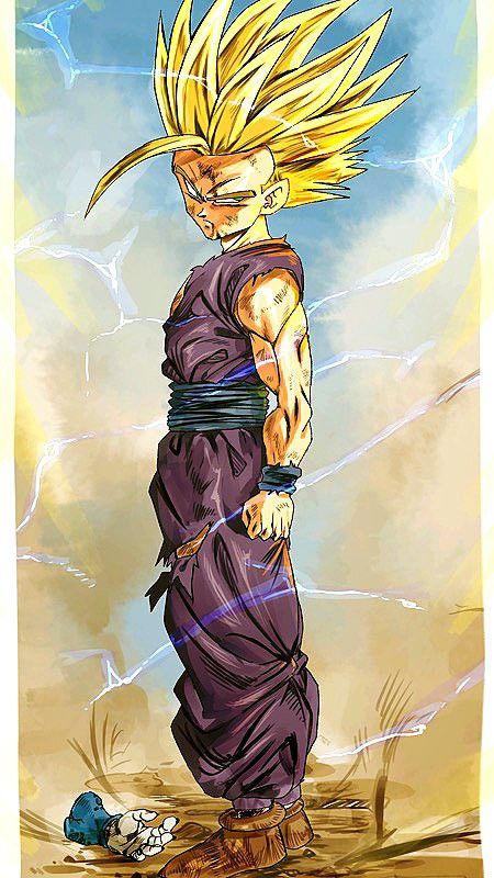 Gohan Super Saiyan 2, Super Saiyan 2, Gohan Ssj2, Dragon Ball Z Anime, Dragon Z, Drawing Superheroes, Dragon Ball Tattoo, Dragon Ball Painting, Dragon Ball Art Goku