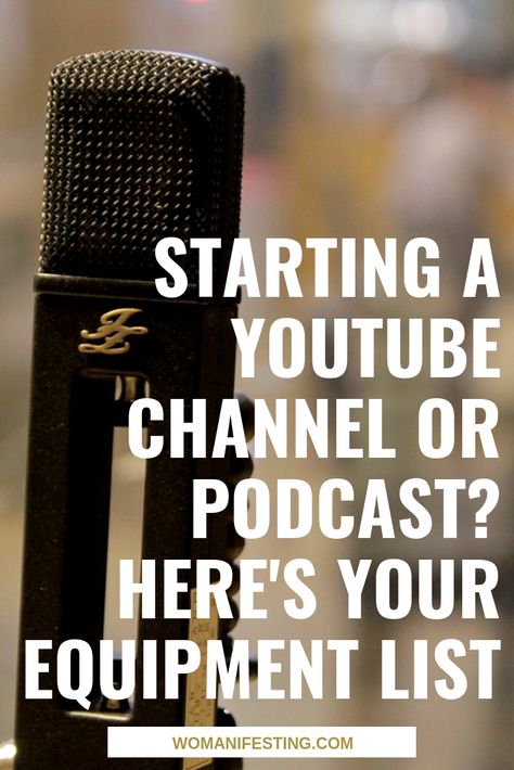 Tarot Youtube Channel Ideas, What Do You Need To Start A Youtube Channel, Podcast Layout Ideas, Youtube Channel Setup, What Do You Need To Start A Podcast, Spiritual Podcast Topics, Things You Need To Start A Youtube Channel, Podcast Equipment Checklist, Podcast Accessories