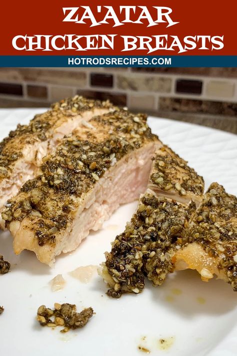 Simple Za'atar Chicken Breasts Za'atar Recipe, Zatar Recipes, Zaatar Chicken, Zaatar Recipe, Gourmet Mac And Cheese, Breaded Chicken Recipes, Chicken Tenderloins, Za Atar, Dash Diet