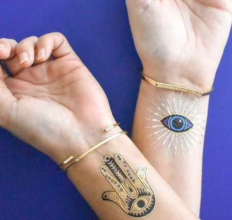 Greek Evil Eye Tattoo, Hamsa Tattoo Design, Hamsa Hand Tattoo, Faith Tattoo On Wrist, Eye Tattoos, Evil Eye Tattoo, Evil Eye Hand, Finger Tattoo For Women, Evil Eye Art