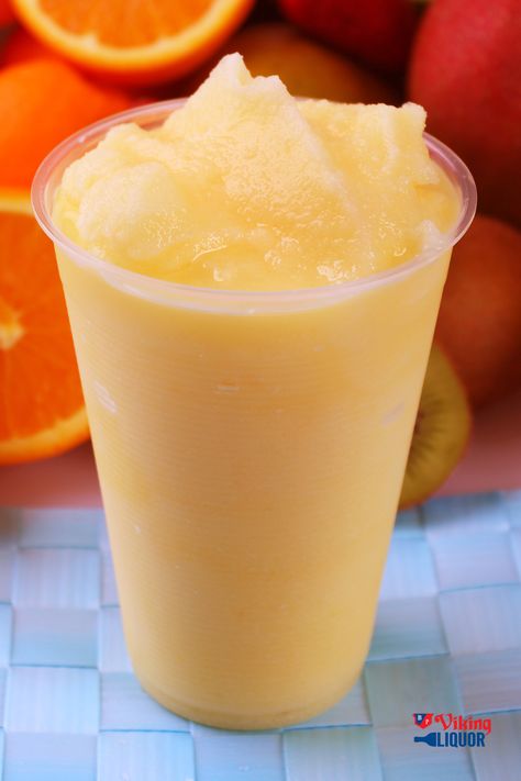 Pam's Malibu Slush Recipe This Malibu Slush recipe is a colorful, crowd-pleasing cocktail for any time of year. Easily made a couple of days ahead – just pull it out of the freezer when ready to serve. One of our most asked for recipes – especially over the holidays. Orange Julius Smoothie, Creamsicle Smoothie, Vanilla Smoothie, Orange Julius, Breakfast Drink, Mango Smoothie, Smoothie Shakes, Smoothie Drinks, Eating Raw