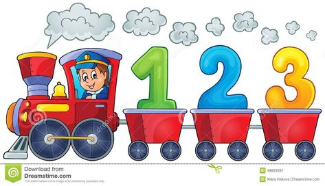 Trains Preschool, School Wall Art Ideas, Train Cartoon, Train Clipart, Transportation Birthday Party, Preschool Designs, Train Illustration, Train Wall Art, Vocabulary Book