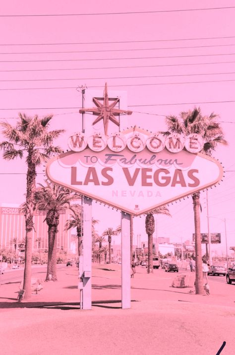 Mexico Pink Aesthetic, Pink Vegas Aesthetic, Pink Travel Aesthetic, Vegas Background, Pink Casino, Las Vegas Show Girls, Vegas Trip Planning, Los Vegas, Pale Aesthetic