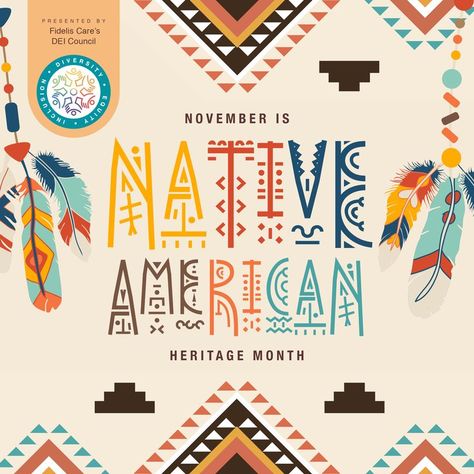 November is Native American Heritage Month. During this time, we celebrate the rich and diverse cultures, traditions, histories, and important contributions of Native people, while educating the general public about tribes and raising awareness concerning the unique challenges Native people have faced in both their lifetimes and those of their ancestors. To learn more, visit https://nativeamericanheritagemonth.gov/. Native American Education, Native American Thanksgiving, Native American Art Projects, Native Quotes, Indigenous Education, Native American Music, Native American Heritage Month, Indigenous Peoples Day, School Culture