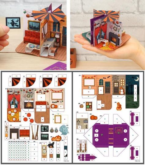 Pop Up Art, Paper Toys Template, Paper Doll House, Paper Doll Template, Paper Toy, Paper Craft Diy Projects, Origami Crafts Diy, Paper Art Craft, House Miniature