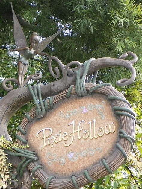 Pixie Hollow in Disney World Pixie Hollow Decorations, Pixie Hollow Party, Pixie Hallow, Fairy Court, Pto Board, Earth Fairy, Pirate Fairy, Walt Disney Imagineering, Dream Nursery