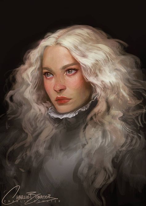 Charlie Bowater, Crimson Hair, Mia Wasikowska, Crimson Peak, Digital Museum, Work Art, Collaborative Art, Lunch Break, The Villain