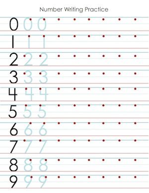 Number Writing Practice Sheet Kertas Kerja Prasekolah, Number Writing Practice, Writing Practice Sheets, Number Writing, Preschool Writing, Numbers Preschool, School Worksheets, Writing Numbers, Learning Numbers