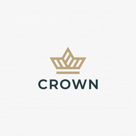 Pictorial Logo Design, Crown Logo Design Ideas, Luxury Logo Design Gold, Crown Logos, Crown Branding, Award Logo, Logo Real Madrid, Crown Logo Design, Luxury Fashion Logo