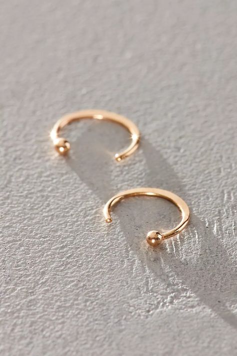 Melissa Joy Manning Ear Hugs | Free People Melissa Joy Manning, Understated Style, Recycled Gold, Handmade Fashion, Pierced Ears, To Day, Boho Clothing, Boho Outfits, Ear Piercings