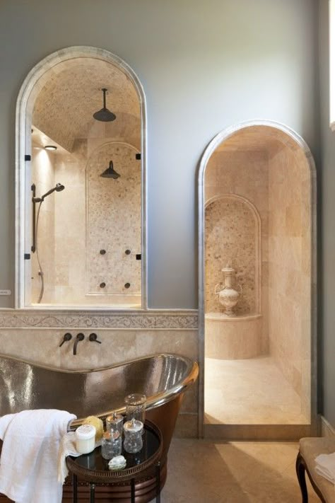 No words... Traditional Bathroom Designs, Dream Shower, Luxury Shower, Dream Bathrooms, Traditional Bathroom, Dream Bathroom, Dream Home Ideas, Beautiful Bathrooms, Casas De Ensueño