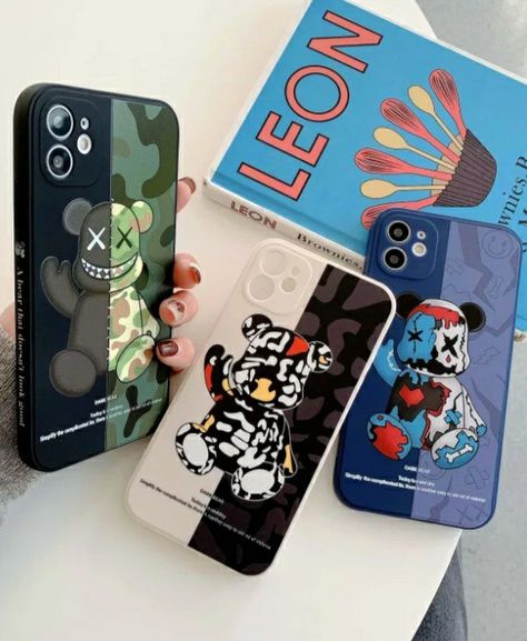 Iphone Notes, Phone Essentials, Photo Iphone Case, Apple Phone Case, Case For Iphone 13, Apple Phone, Bag Packaging, Bear Cartoon, Iphone Models