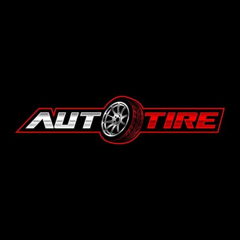 Tires Logo, Intro Design, Mechanics Logo, Garage Logo, Red Sports Car, Wheel Logo, Logo Design Set, Car Icons, Industry Logo