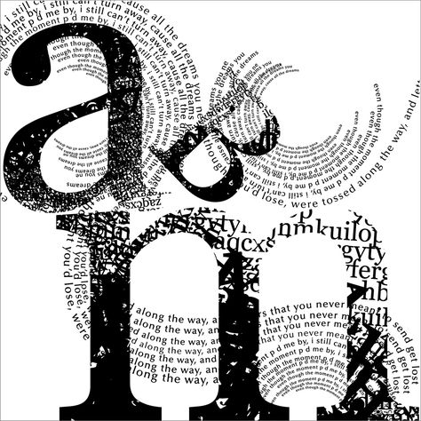 Hidden Typography, Typography Contrast, Typography Experimentation, Poetry Typography, Typography Examples, Artistic Typography, Text Art Typography, Text Composition, Expressive Typography